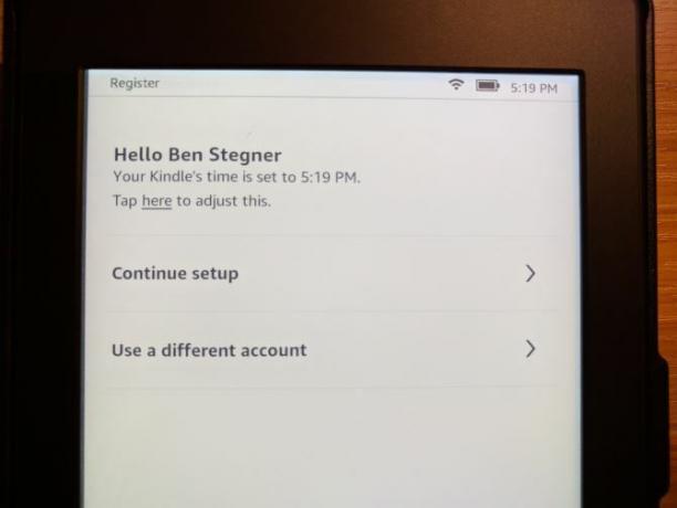 Kuidas seadistada ja kasutada oma Kindle Paperwhite 05 Paperwhite Adjust Time Setup