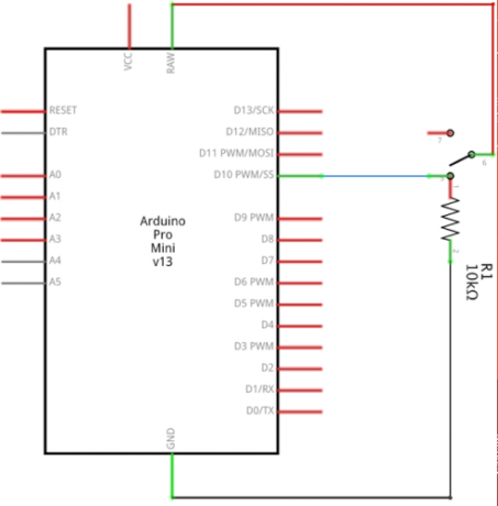 Arduino otsetee vooluring