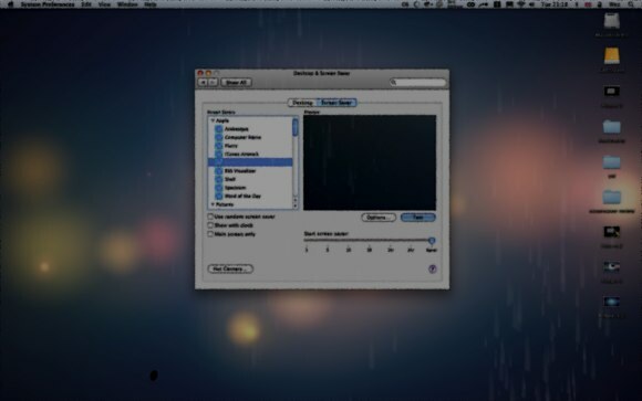 5 ekraanisäästjat Mac OS X ja Windowsi vihmase päeva jaoks