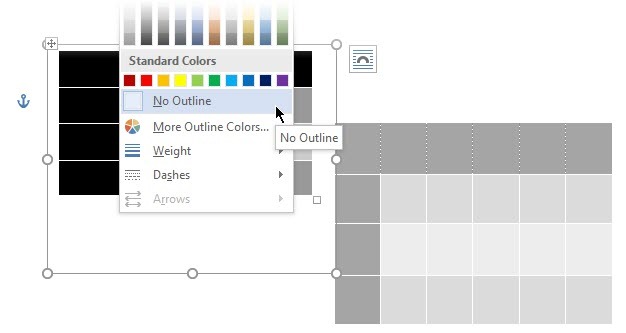 Kasutage seda trikki tabeli paremaks positsioneerimiseks Microsoft Word MSWordi tekstikastides