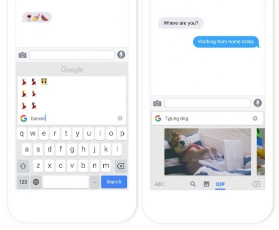 gboard emotikonide gif-otsing