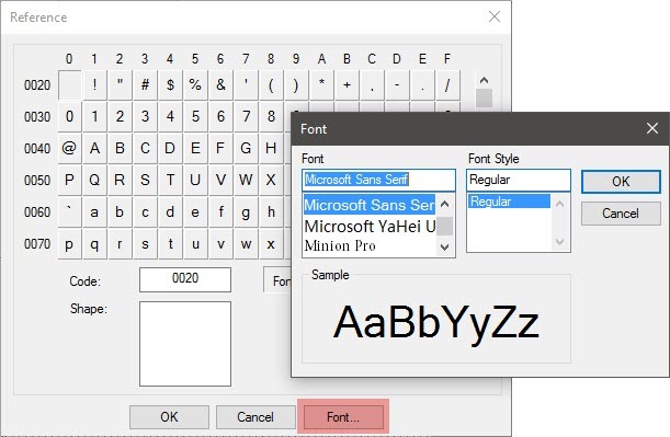 Valige Font