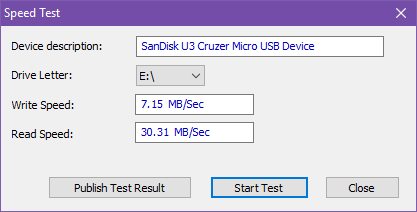 5 rakendust USB-mälupulga kiiruse kontrollimiseks Windowsis testib USB-draivi kiirust usbdeview