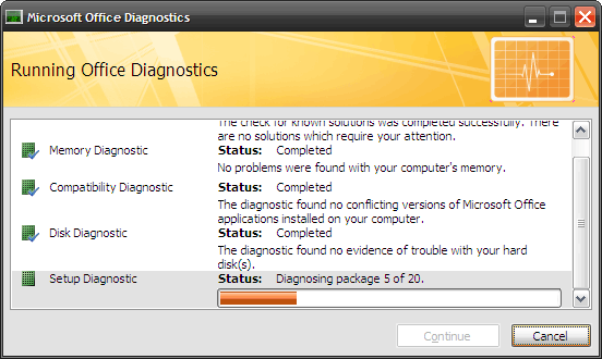 Kuidas parandada Microsoft Office'i probleeme MS Office Diagnostics 4 testiga