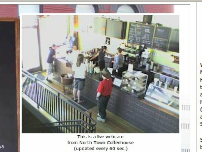 Parimad tasuta veebikaamerad, mida saate vaadata kui teil on igav veebikaamera Northtowncoffee
