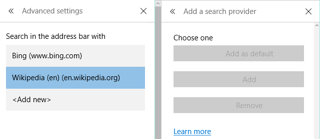 Edge Default Search Engine