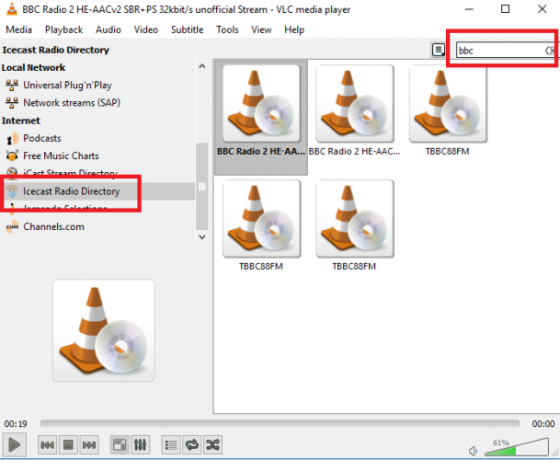 VLC Internetiraadio