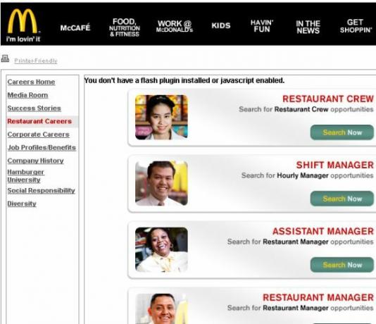 mcdonalds rakendus