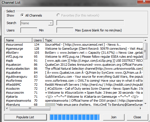 irc vestlustarkvara