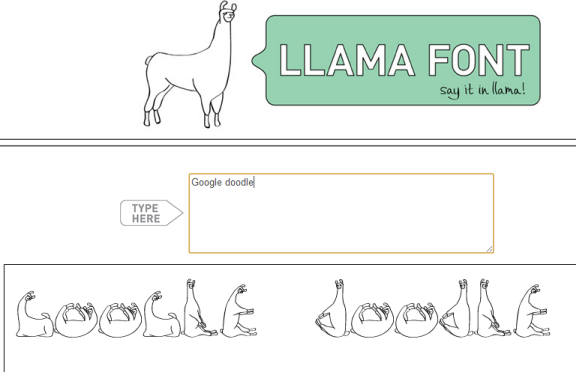 laama font