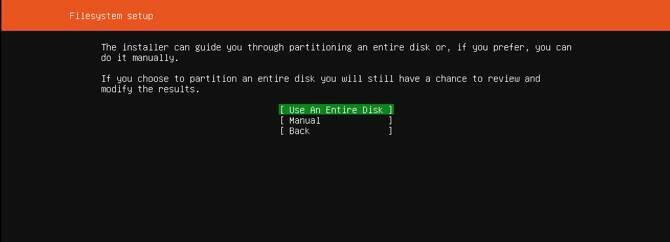 Ubuntu serveri installimine