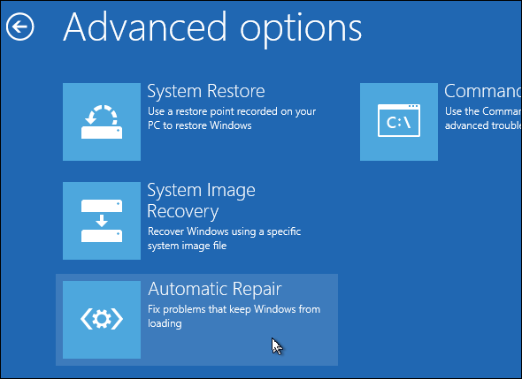 parandage Windows 8 alglaadur