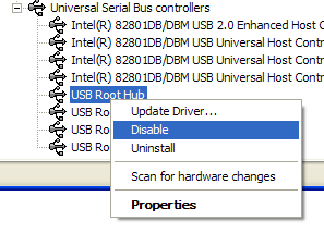 USB-portide keelamine pahavara nakatumise vältimiseks