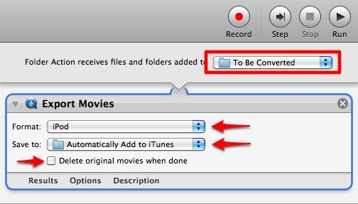 filmide lisamine iTunes'i