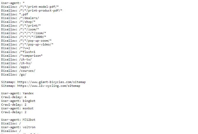 hiiglaslik fail robots.txt