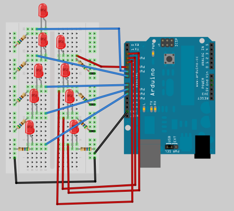 arduino jõulutuled