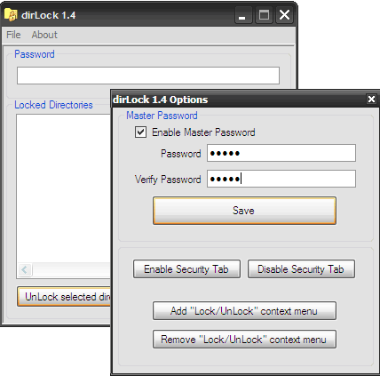 dirlock - peidetud kaust