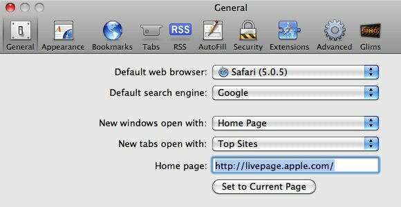 safari käivituskaardid