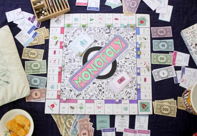Selle The Craftablesi juhendi abil saate kodus ise teha monopoli lauamängu