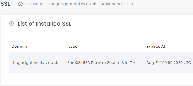 Installige oma serverisse SSL-sertifikaat