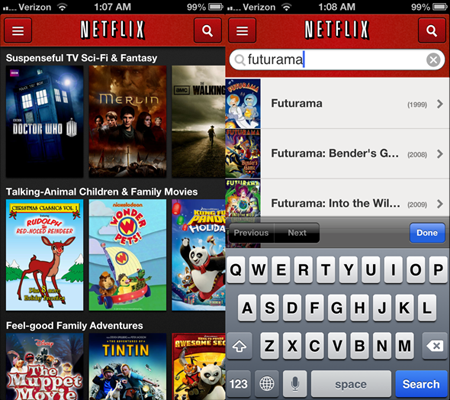 netflix iphone jaoks