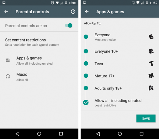 Parimad Google Play poe näpunäited ja nipid Androidi kasutajatele android Play poe vanemlik kontroll