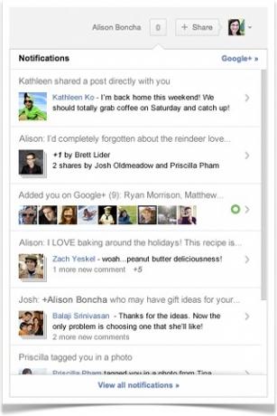 Google+ võtab vastu voo juhtimist, täiustatud märguandeid ja muud [uudised] googleplusmärguandeid