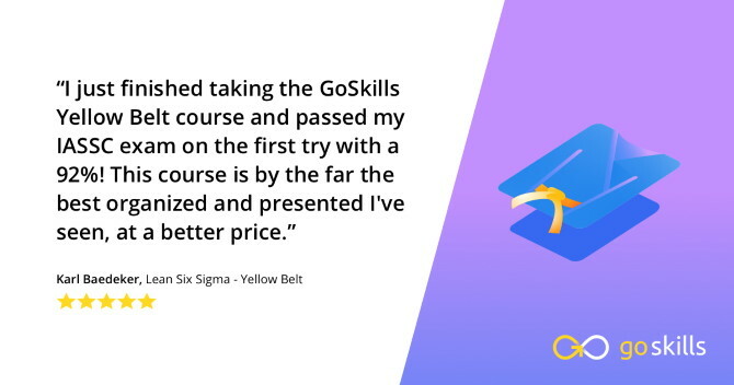 GoSkills Lean Six Sigma kollane