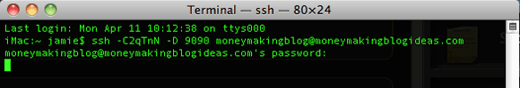 ssh-tunneli seadistamine