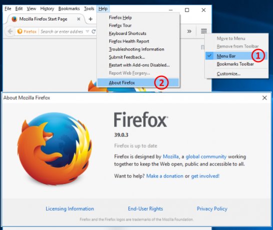 Firefoxi kohta värskendus