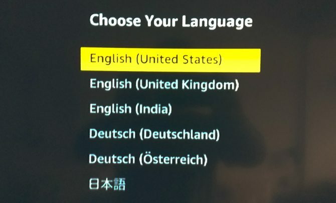 Fire TV varude seadistamine: kuidas oma keelt valida