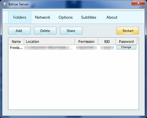 bdriveserver isiklik pilvesalvestus