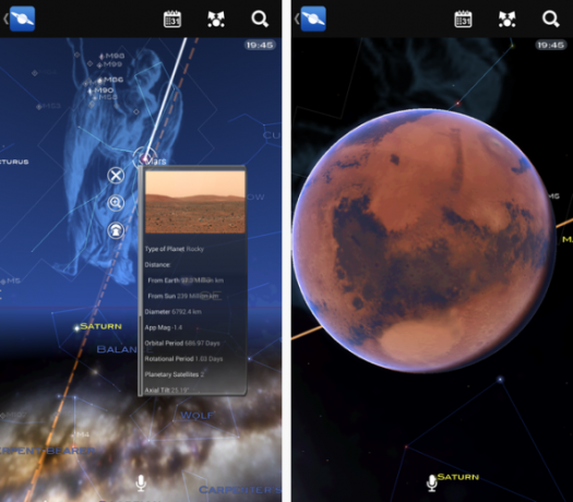 Tähe-diagramm-Mars-1