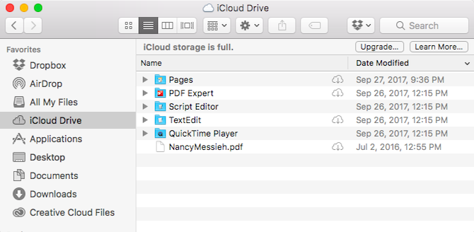 ICloudi draivifailidele juurdepääs ja haldamine mis tahes seadmest iCloud Drive Mac