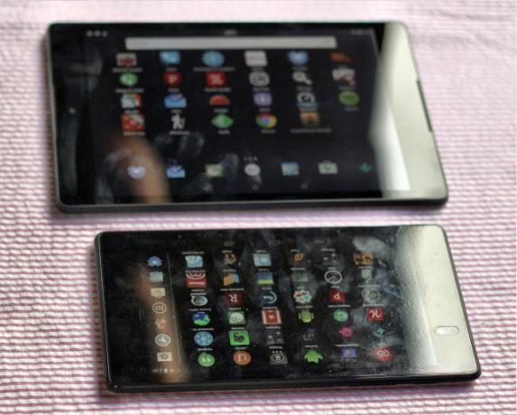 Nexus 7 võrreldes Nexus 9-ga