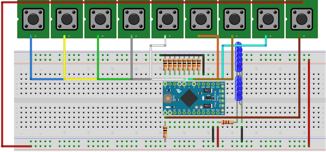 Arduino otsetee leivalaud