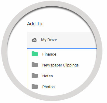 Google Drive - lisamine