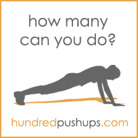 OneHundredPushups - geeky Pushup treeningprogramm, mille eesmärk on saada kuju 100x200