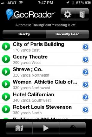 Georeader: saate oma iPhone'i maamärkide asukohtade tuvastamiseks ja nendest rääkimiseks [iOS] (10 tasuta koodi) Pariis