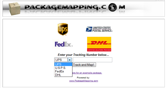 Jälgige UPS-i, USPS-i, FedExi ja DHL-i pakke