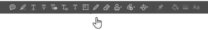 Märkimistööriistad Adobe Acrobatis