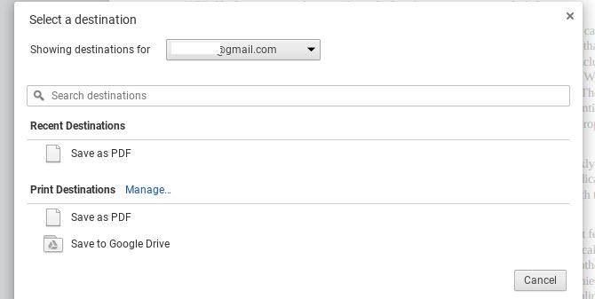 Parandage Chromebooki tüütused - printimine