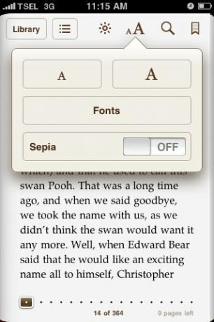 iBooks iPhone'i jaoks