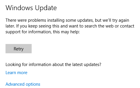 Windows Update'i probleemid