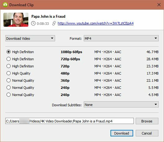 4K Video Downloader laadib alla YouTube'i esitusloendid, kanalid ja muud. 4K Video Downloader laadib alla video