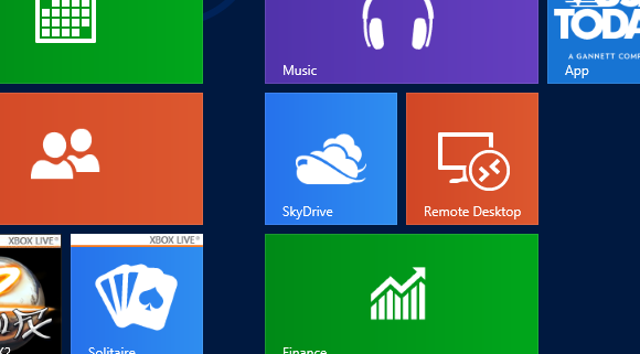 Paani SkyDrive peaks leidma Windows 8 avakuval