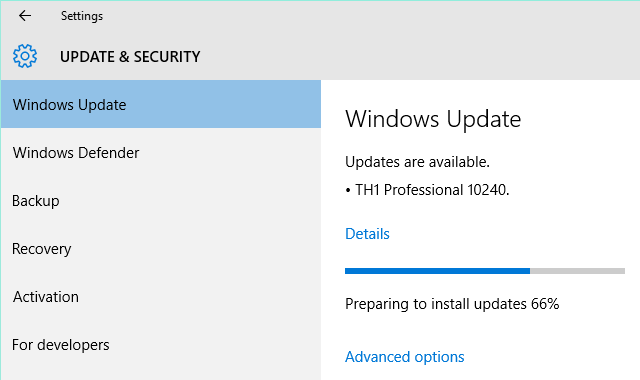 Windows 10 Build 10240 installimine