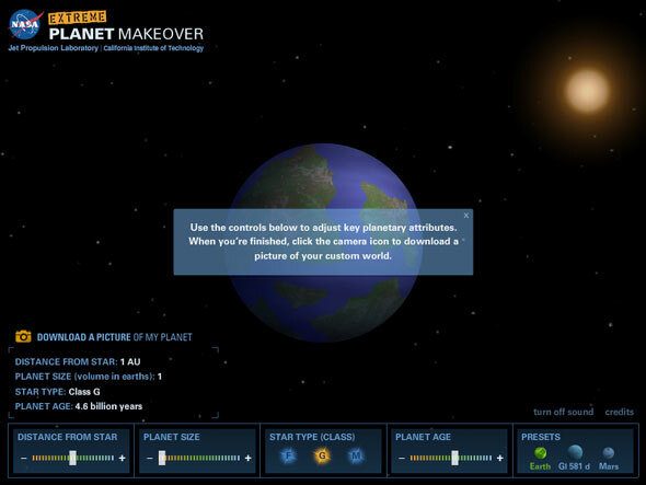 nasa planetquesti ajajoon