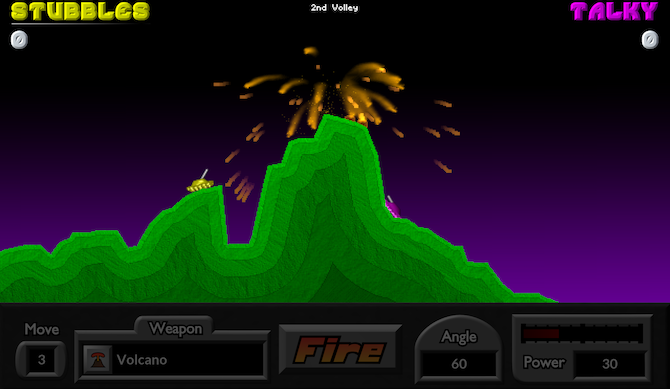 Pocket Tanks mobiilimäng