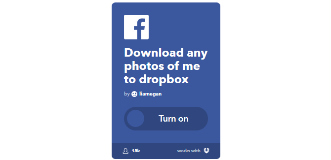 Ülim IFTTT juhend: kasutage veebi kõige võimsamat tööriista nagu Pro 31IFTTT FBTaggedPhotosToDropbox